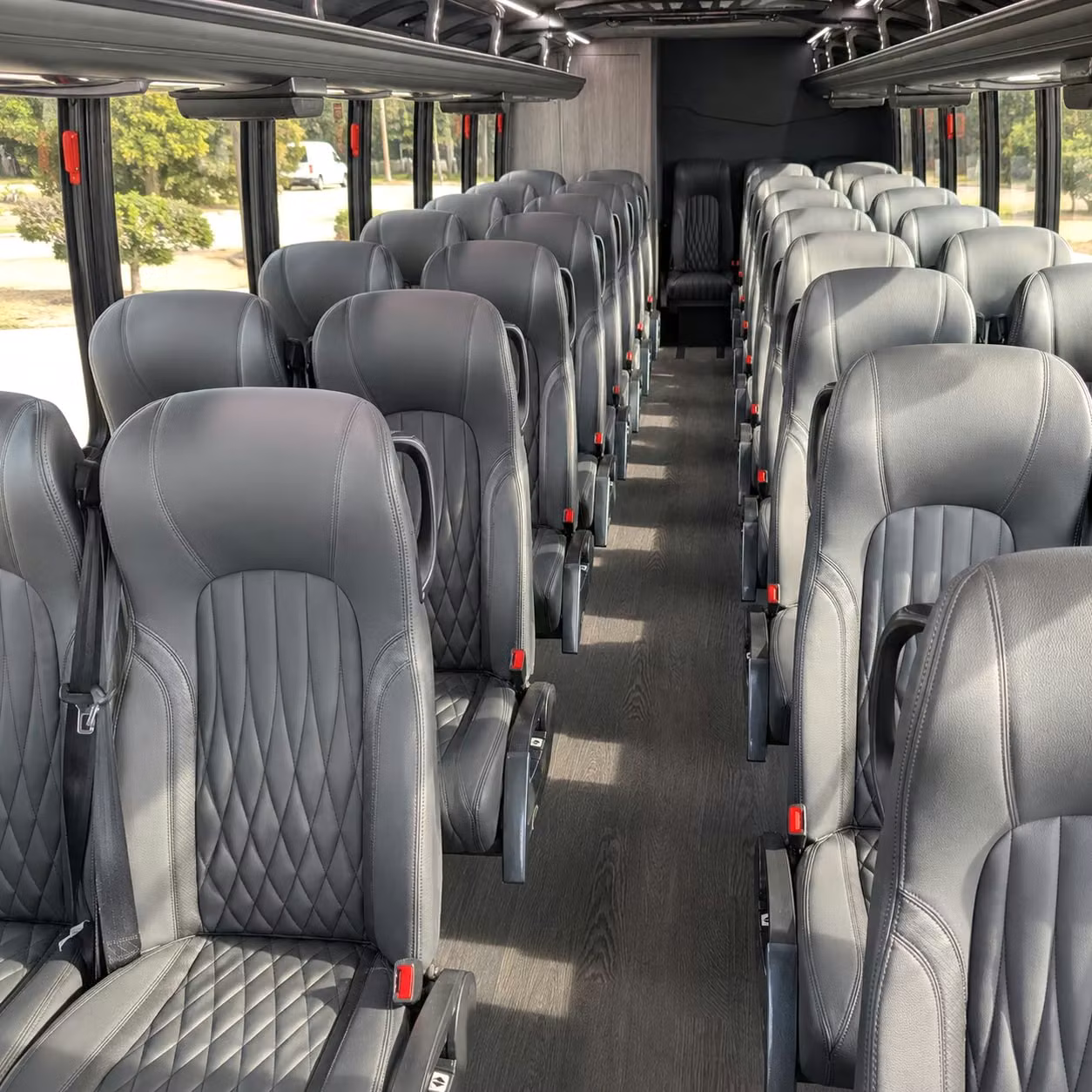 28 passenger minibus interior