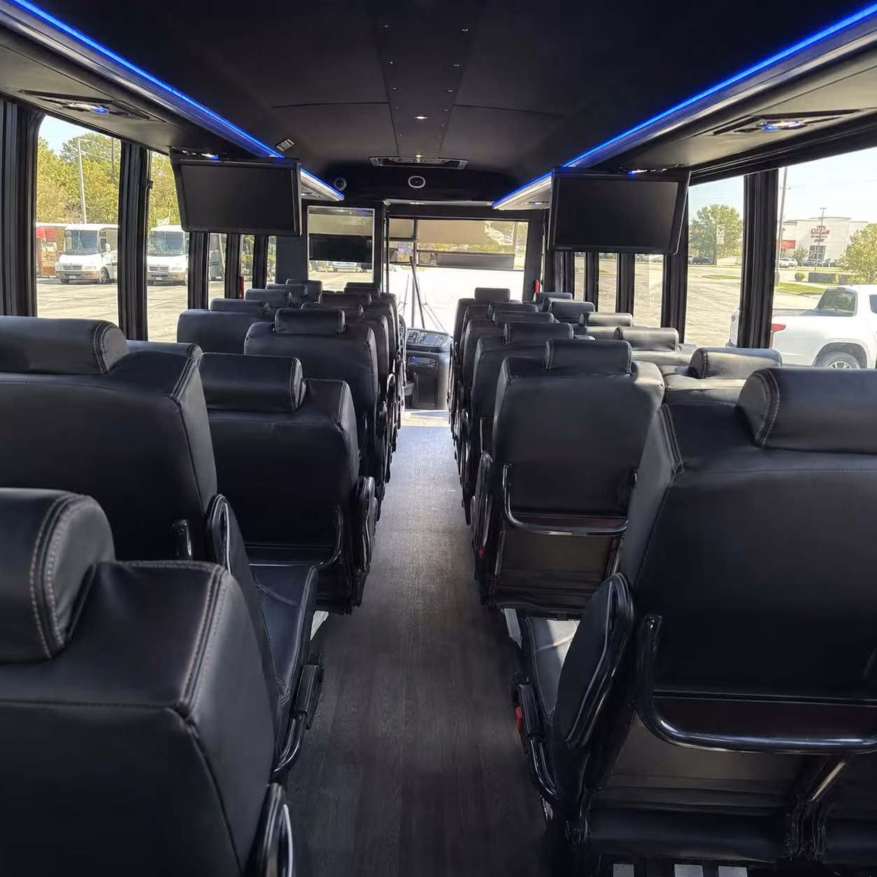 30 passenger minibus inside