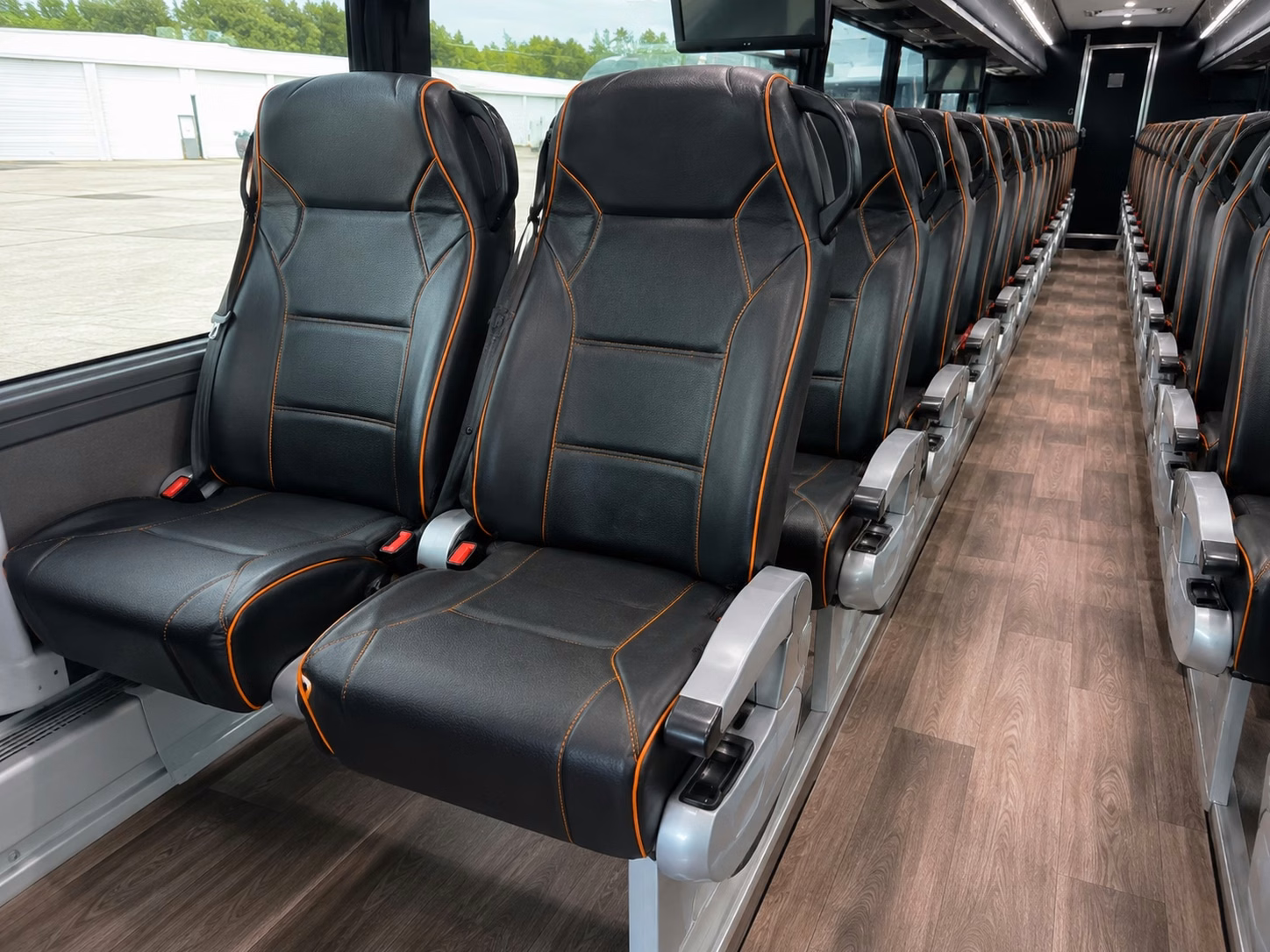 san mateo charter bus rental inside