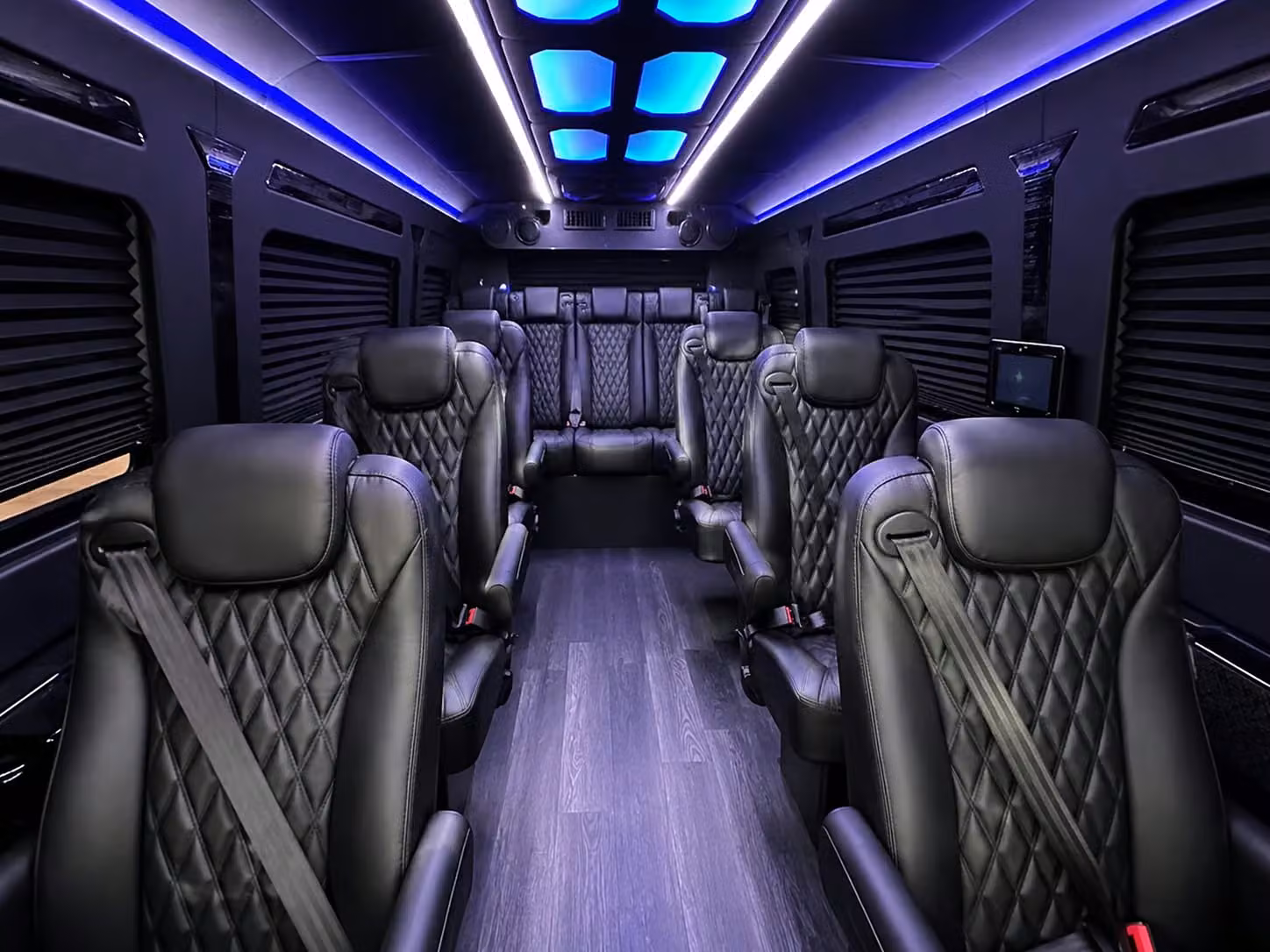 sprinter van with driver interior